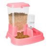 Pet Automatic Water Dispenser Food Dispenser 2 In 1 Dog Cat Dispenser Gravity Food Water Dispenser