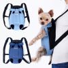 Denim Pet Dog Backpack Outdoor Travel Dog Carrier Bag for Small Dogs Puppy Kedi Carrying Bags Pets Products Transportion