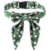 Sunflower Christmas Pet Collar Pet Bow Tie Collar With Adjustable Buckle For Dogs