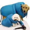Dog Drying Coat; Pet Drying Bag Use With Dog Blower Grooming Dryer; Portable Fast Easy Blower