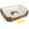 Pet Dog Bed Soft Warm Fleece Puppy Bed Dog Cozy Nest Sofa Bed Cushion Mat XXL Size