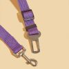 Adjustable Pet Safety Belt Leash; Dog Car Seat Belt For Dogs Outdoor Travelling